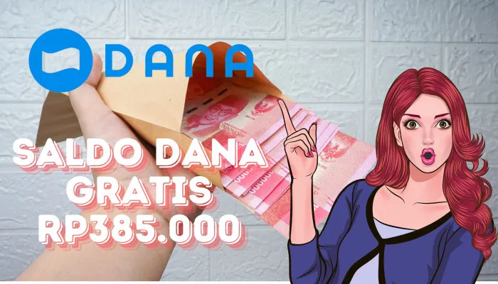 SALDO DANA Gratis Rp385.000 Langsung Terkirim ke Dompet Elektronik Anda Hari Ini, Cek Cara Klaimnya di Sini! (PosKota/Nur Rumsari)