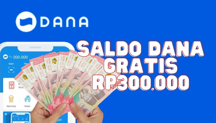 Buruan, dompet elektronik akan terisi saldo DANA gratis Rp300.000 cuma dari isi tugas di aplikasi ini. (PosKota/Nur Rumsari)