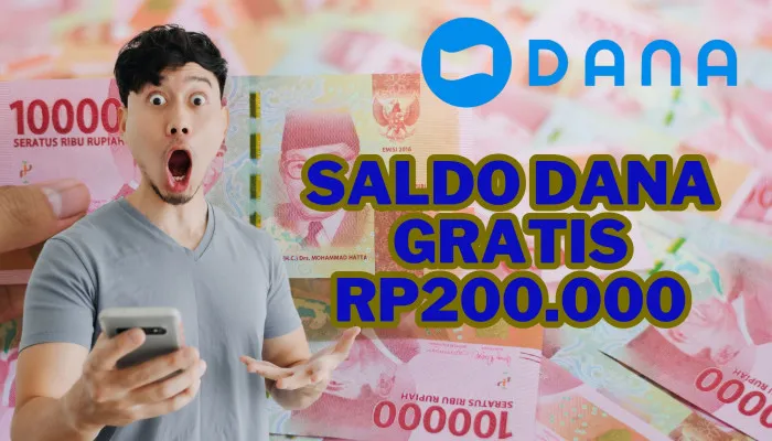 Cara Mudah Dapat Saldo DANA Rp200.000 Hanya dengan Main HP. (PosKota/Nur Rumsari)