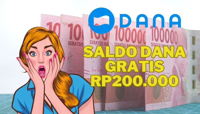 Cara mudah klaim saldo DANA gratis hingga Rp200.000 lewat link DANA kaget dan tanpa bantuan aplikasi penghasil uang gratis. (PosKota/Nur Rumsari)