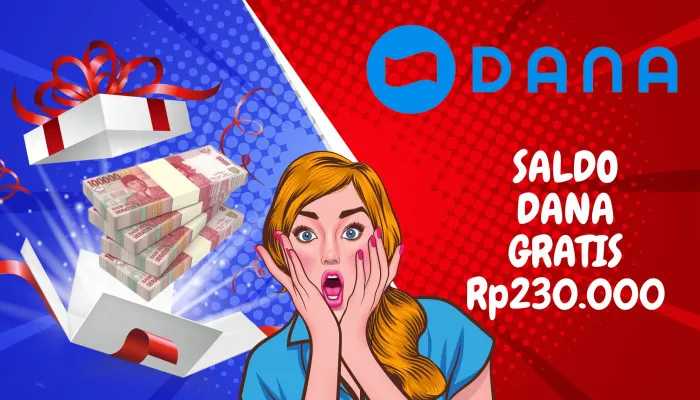 Cara dapat link saldo DANA gratis hari ini Rp230.000. (Sumber: PosKota/Nur Rumsari)