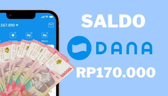 Klik Sekarang! Link DANA Kaget Terbaru 17 Februari 2025, Saldo DANA Gratis Rp170.000 Cair ke Dompet Elektronik. (Poskota/Nur Rumsari)