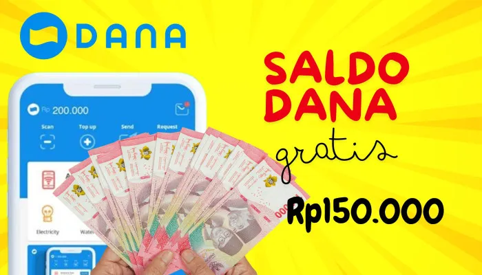 Cara Mudah Klaim Saldo DANA Gratis Hingga Rp150.000 dari Internet. (Poskota/Nur Rumsari)