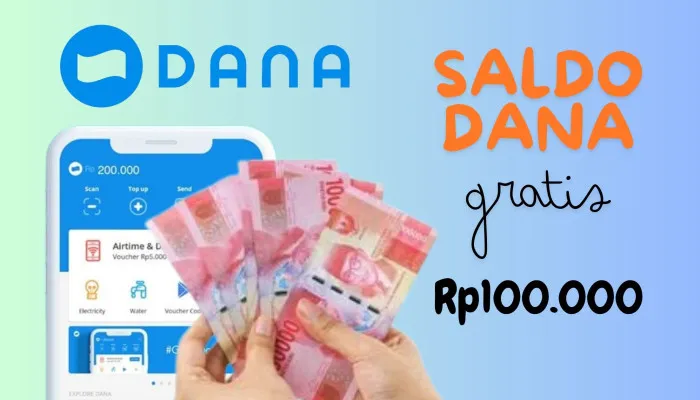 Cara Mudah Mendapatkan Saldo DANA Gratis Rp100.000 Lewat Aplikasi Penghasil Uang TikTok (Poskota/Nur Rumsari)