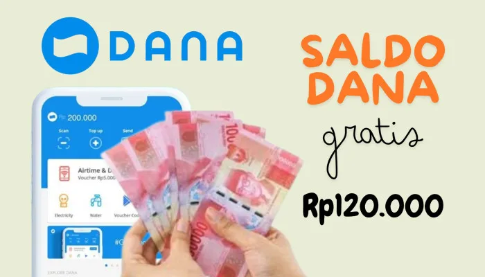 Dua cara mudah klaim saldo dana gratis hingga Rp120.000 (Poskota/Nur Rumsari)