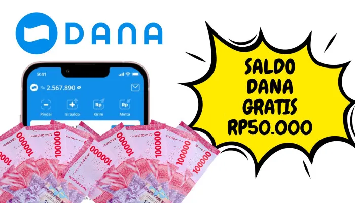 Berburu Saldo DANA Gratis Rp50.000 Langsung Masuk Dompet Elektronik Sekarang! (Poskota/Nur Rumsari)