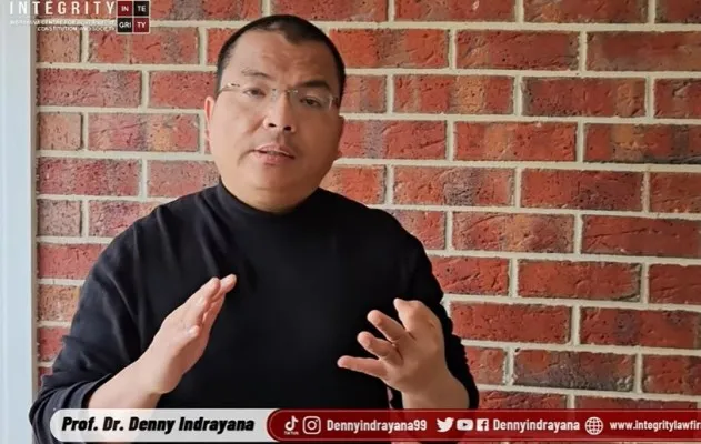 Prof Denny Indranaya 'bocorkan' putusan MKMK terkait dugaan pelanggaran kode etik hakim. (tangkap layar)