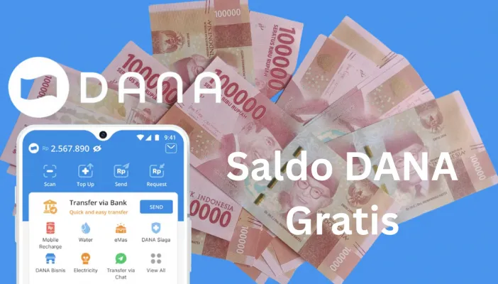 7 aplikasi penghasil saldo DANA gratis Rp200.000 dalam sehari. (Sumber: PosKota/Saffa Sabila)