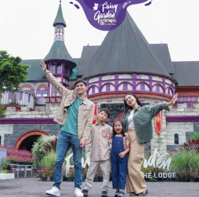 Liburan bersama si kecil di Fairy Garden melihat peri-peri (Instagram/@fairygardenbandung)