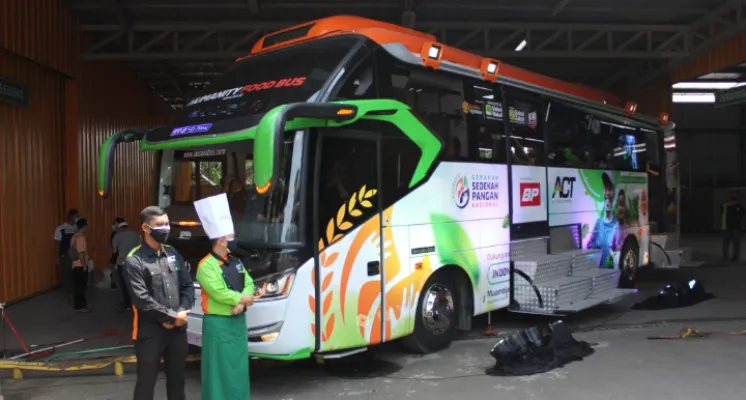 ACT luncurkan Humanity Food Bus. (Foto/act)