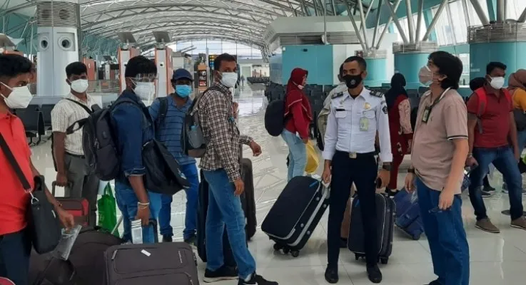 WNA Sri Lanka di Bandara Internasional Soekarno - Hatta. (Ist)