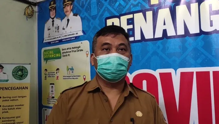 Juru Bicara tim satgas covid-19 Lebak Dr. Firman Rahmatullah. (Yusuf)