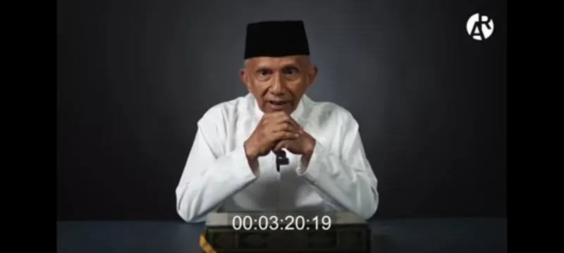 Amien Rais. (Foto: Channel YouTube Amien Rais Official).