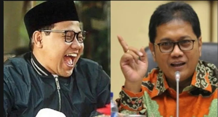 Kolase, Ketua Umum PKB Gus Muhaimin Iskandar dan politisi PAN Viva Yoga Muladi.