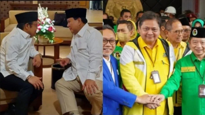 Koalisi Gerindra-PKB dan koalisi KIB.