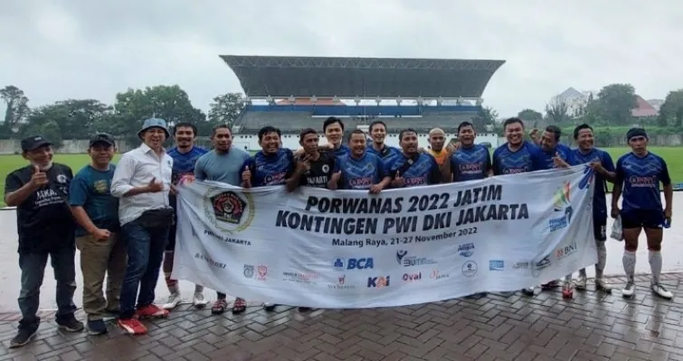 Tim DKI dan Jatim ditetaokan sebagai juara bersama cabang sepak bola Porwanas 2022.