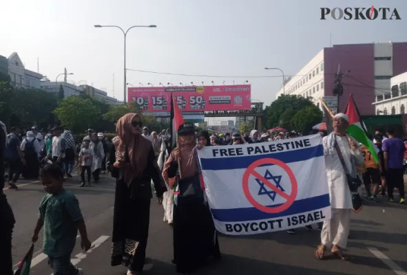 Aksi Bersama Palestina di Bekasi. Ihsan Fahmi