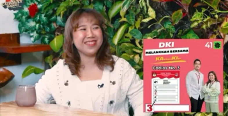 Kiky Saputri dicalonkan dampingi Putra Presiden, Kaesang Pangarep pada Pilkada DKI Jakarta, ini jawaban Kiky sebenarnya. (YouTube Denny Sumargo)