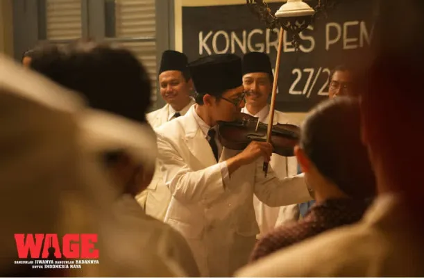 Film WAGE diprotes oleh Keluarga Pahlawan Nasional WR Soepratman karena tidak sesuai dengan sejarah. (Instagram @filmwage)