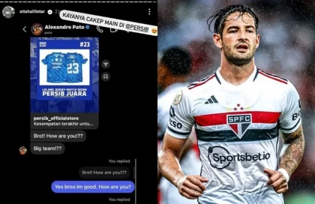 rumor makin kencang, Alexandre Pato kepoin Persib Bandung tanya ke Atta Halilintar.