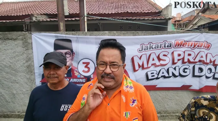 Cawagub Jakarta nomor 3, Rano Karno alias Bang Doel. (Poskota/Pandi)