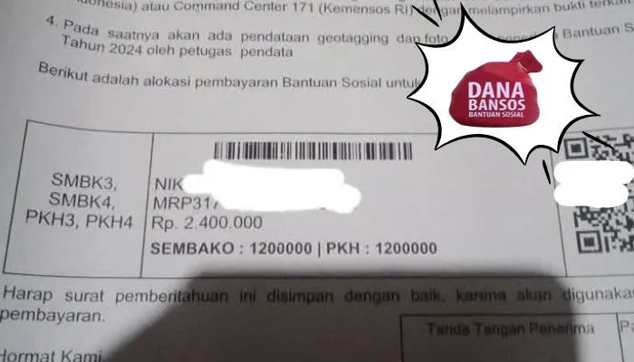 Segera cairkan dana bansos dengan nominal Rp600.000 hingga Rp1.200.000 dari BPNT atau PKH (Facebook/Dewi Fatimah Edited Insan Sujadi)