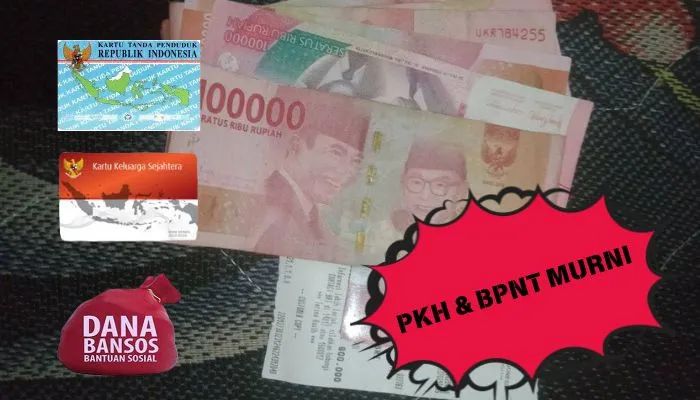 KPM yang valid terdata berhasil menerima saldo dana Rp1.200.000 dari bansos via BPNT susulan (Facebook/Sis Tia Edited Insan Sujadi)