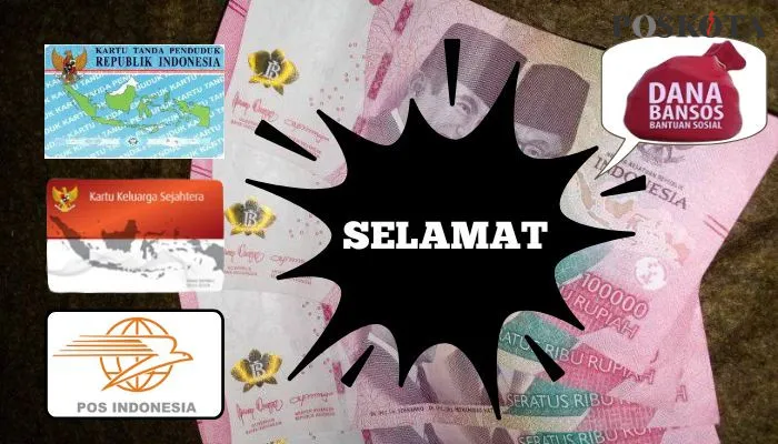 Nik e-ktp yang valid di kemensos dapat saldo dana Rp1.200.000 dari BPNT susulan akhir tahun 2024 cair via kantor pos (Poskota/Insan Sujadi)