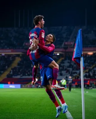 Barcelona kalahkan Almeria dengan skor 3-2 Foto : Instagram FC Barcelona