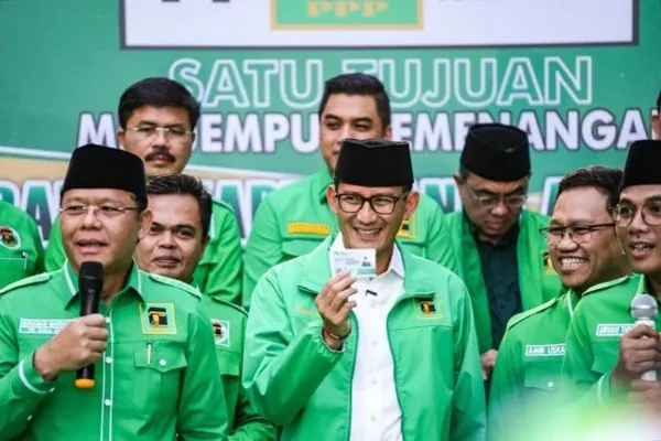 Sandi Uno resmi bergabung dengan PPP. Foto: IG Sandi Uno.