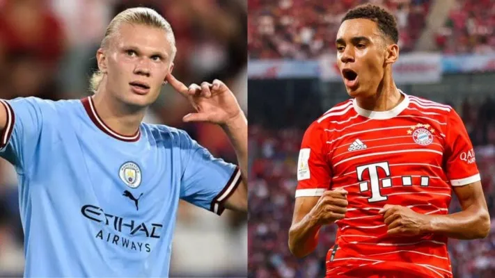 Prediksi Manchester City vs Bayern Munich: Haaland akan berhadapan dengan Musiala sebagai starter (Foto: Twitter/BayernTimes)