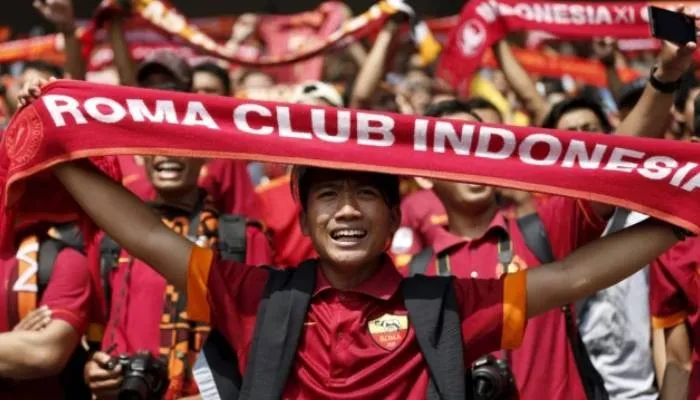 Suporter Indonesia Klub AS Roma