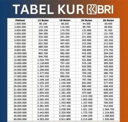 Begini cara ajukan KUR BRI agar cepat cair! Solusi mudah bagi pelaku UMKM untuk mendapatkan akses pembiayaan dan mengembangkan usaha. (Tabel KUR BRI 2025)