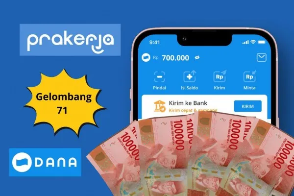 Tahapan NIK KTP-el dan KK Anda bisa klaim insentif saldo DANA gratis Rp700.000 ke rekening dari Kartu Prakerja 2024. (Poskota/Audie Salsabila Hariyadi)