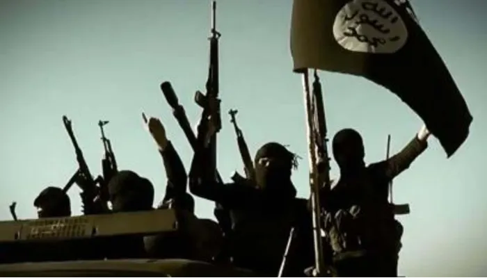 Gambar dari video propaganda ISIS.