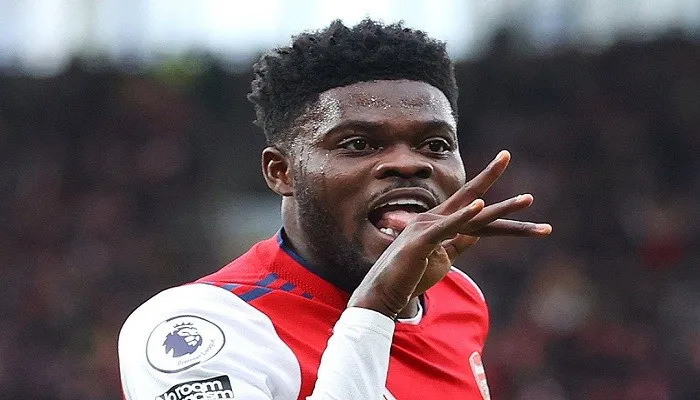 Gelandang Arsenal, Thomas Partey, menuju klub raksasa Serie A Italia, Juventus. (X.com)