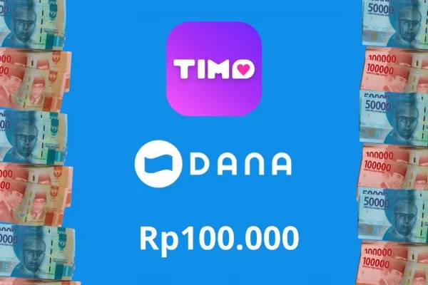 Timo, aplikasi penghasil saldo dana gratis Rp100.000 yang bisa juga mendapatkan jodoh. (Poskota/Audie Salsabila Hariyadi)