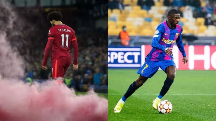 Cari pengganti Mohamed Salah, Liverpool incar Ousmane Dembele (Foto: Instagram/o.dembele7/msalah)