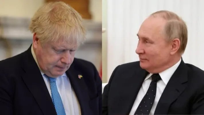 PM Inggris Boris Johnson dan Presiden Rusia Vladimir Putin (Foto: Twitter/@BorisJohnson/KremlinRussia_E)