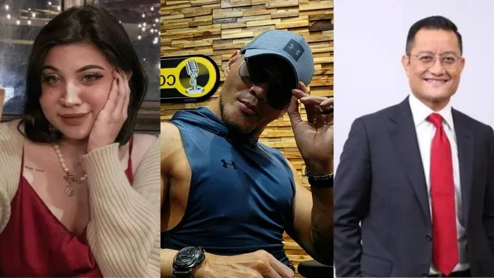 Dea OnlyFans dan Mantan Mensos Juliari Batubara masuk dalam jajaran bintang tamu Deddy Corbuzier yang ditangkap karena kasus hukum. (Foto: Instagram/Gresaidsss/Mastercorbuzier/juliari_batubara)