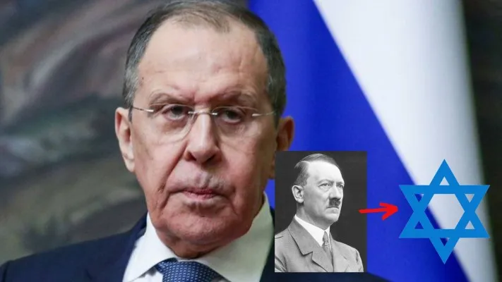 Menteri Luar Negeri Rusia Sergey Lavrov menyebut Pemimpin Nazi Adolf Hitler memiliki akar Yahudi. (foto: diolah dari media sosial)