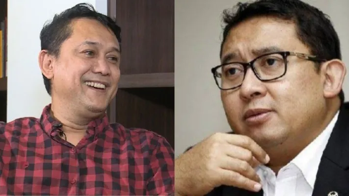 Kolase foto Denny Siregar dan Fadli Zon (Foto: diolah dari google)