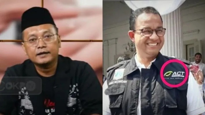 Kolase foto Gun Romli dan Anies baswedan (Foto: ist.)