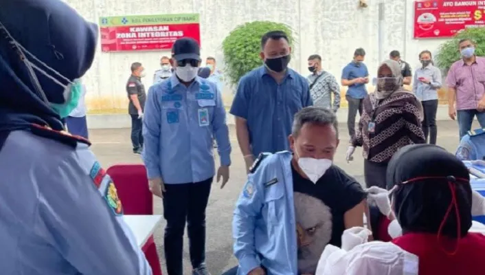 Kantor Wilayah Kemenkumham DKI Jakarta dapat bantuan 17 ribu vaksin Covid-19. (ist)