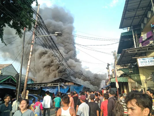 Kondisi kebakaran di tanah abang (Foto: Istimewa)