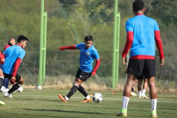 Timnas Indonesia saat menjalani latihan (foto/PSSI)