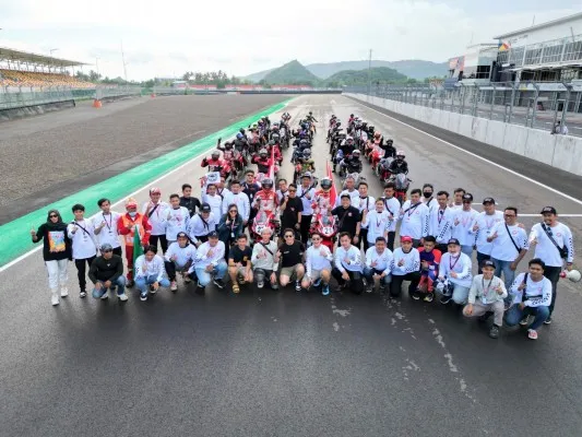 Foto : Perhelatan Komunitas Honda CBR Track Day di Mandalika Sirkuit Internasional. (Ist.)