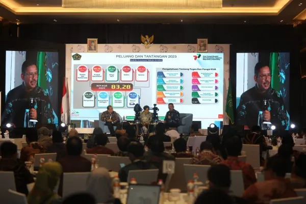 Foto: Rakernas Kementerian Agama (Kemenag) RI 2023 yang dilaksanakan di Surabaya, Jawa Timur, tanggal 3-5 Februari 2023. (Ist.)