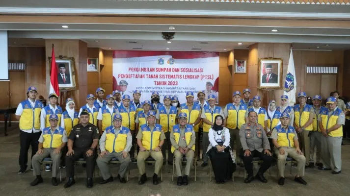 Foto: Badan Pertanahan Nasional (BPN) Jakarta Utara dan Kepulauan Seribu menargetkan penyelesaian program PTSL 2023 tercepat. (Ist.)