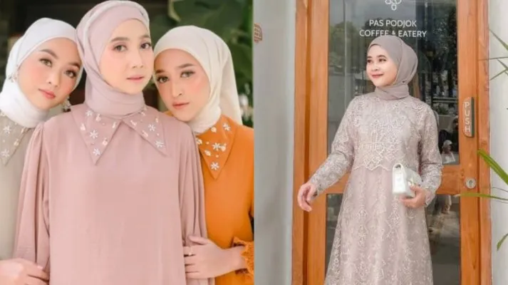 Warna tren baju lebaran 2023 bisa membuat tampilanmu lebih menarik. (Kolase/Ist)